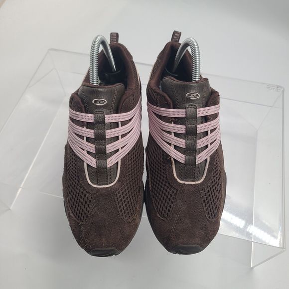 Dr. Scholl's Shoes - 50118-7 - Dr. Scholls Commotion Chocolate Brown/Pink Gel Cushion Size 8.5M